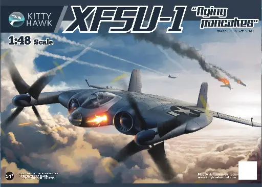 [KH80135] 美国XF5U-1"飞行薄饼"战斗机